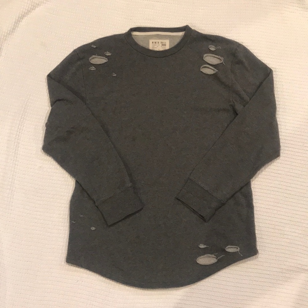Ninth Hall XL Distressed Sweater
